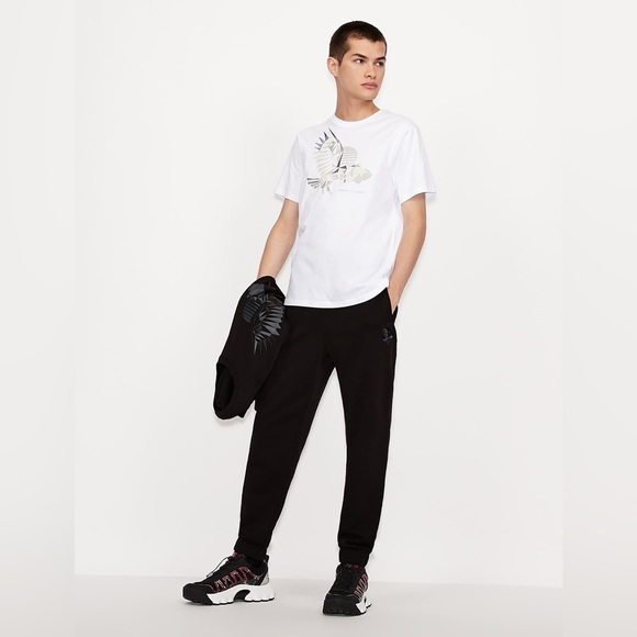 ARMANI EXCHANGE EAGLE PATCH JOGGER SWEATPANTS - Picture 7 of 13